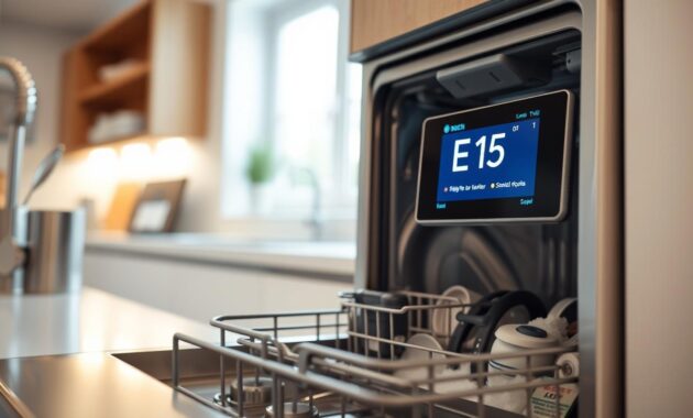 Bosch dishwasher e15 error code leak detection