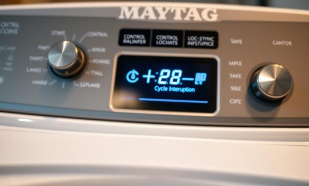 Maytag washer control panel with loc code