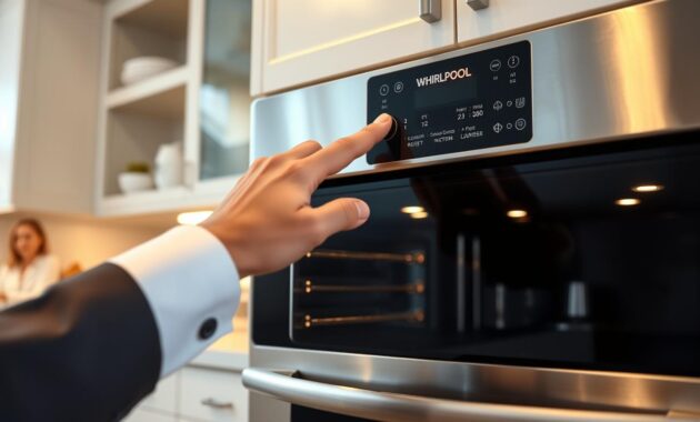 Whirlpool oven reset process